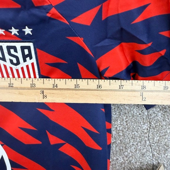 Nike Kids Large USA Soccer USWNT Pre-Match Jersey Navy Red DV1898-689 NEW - Picture 4 of 9
